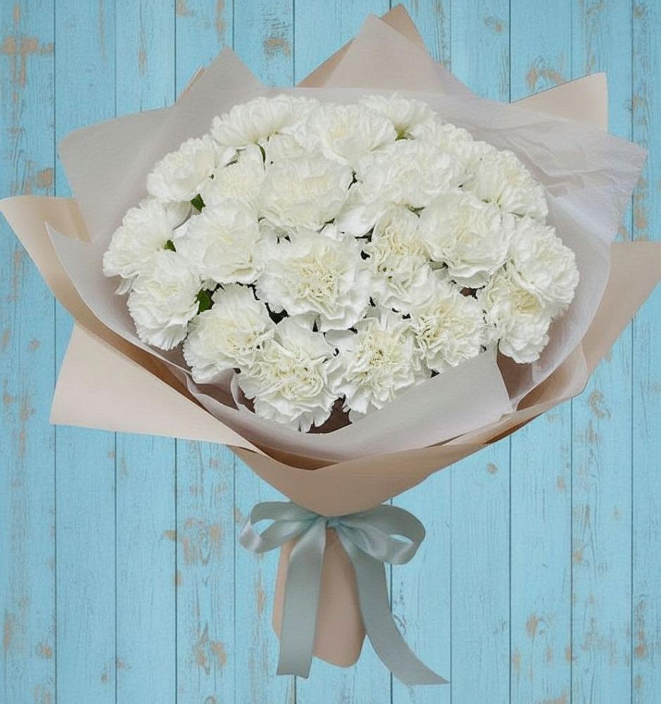 Букет цветов из: Гвоздики в Можайске