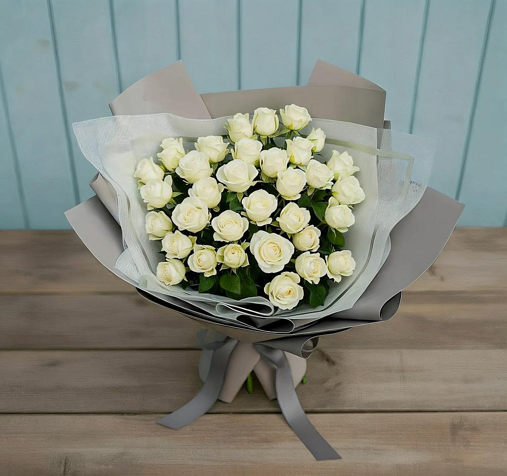 Букет Белоснежная нежность в Можайске