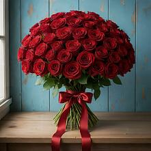 Букет Красные розы Блэк Меджик в Можайске