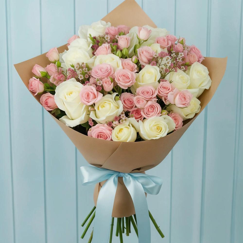 Букет цветов из: Розы в Можайске