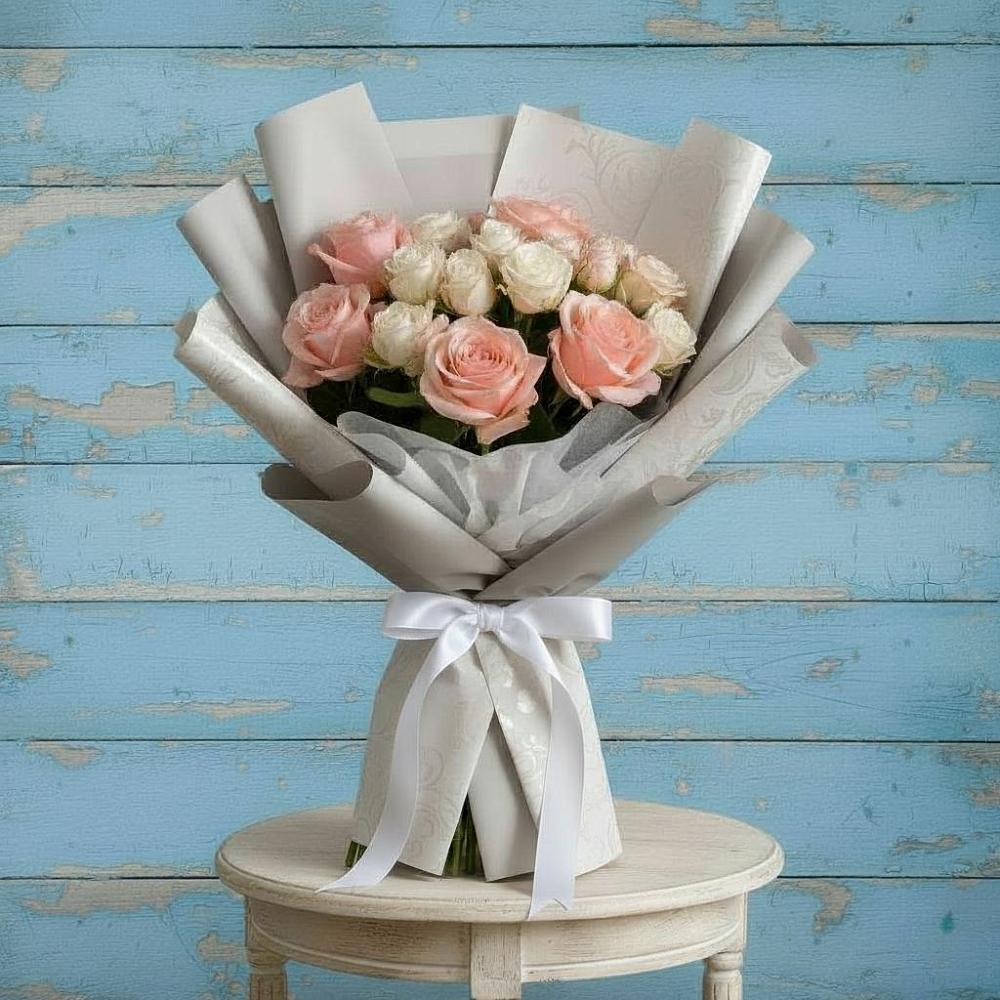 Букет цветов из: Розы в Можайске