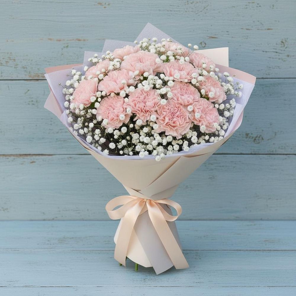 Букет цветов из: Гвоздики в Можайске