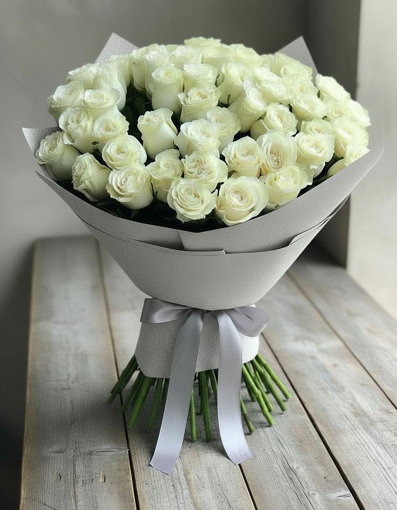 Букет 35 Белых роз в Можайске