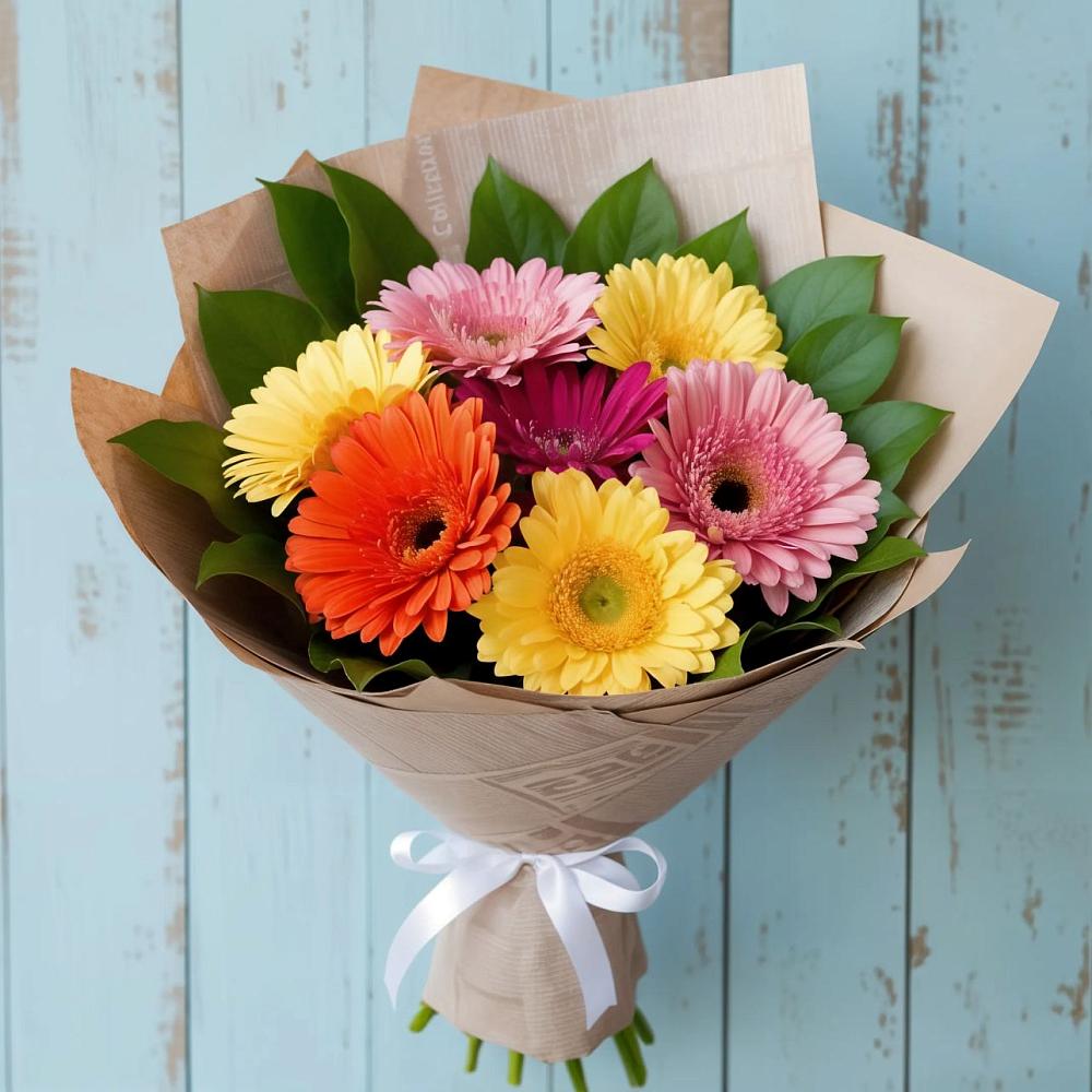 Букет цветов из: Герберы в Можайске