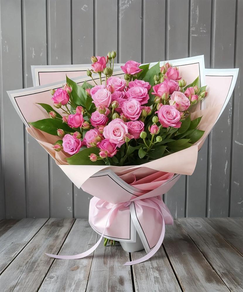Букет Розовый кустик в Можайске