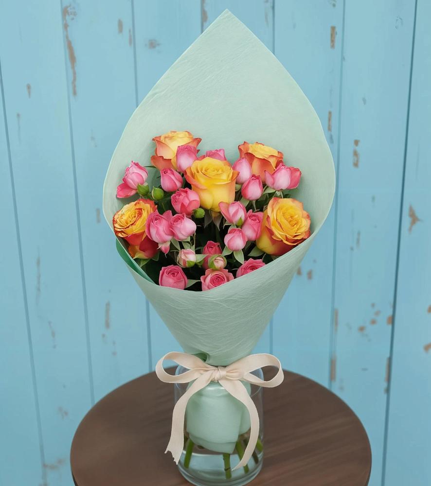 Букет цветов из: Розы в Можайске