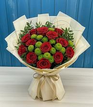 Букет цветов из:  Розы и Хризантемы #REPLACE_PRED# Можайске