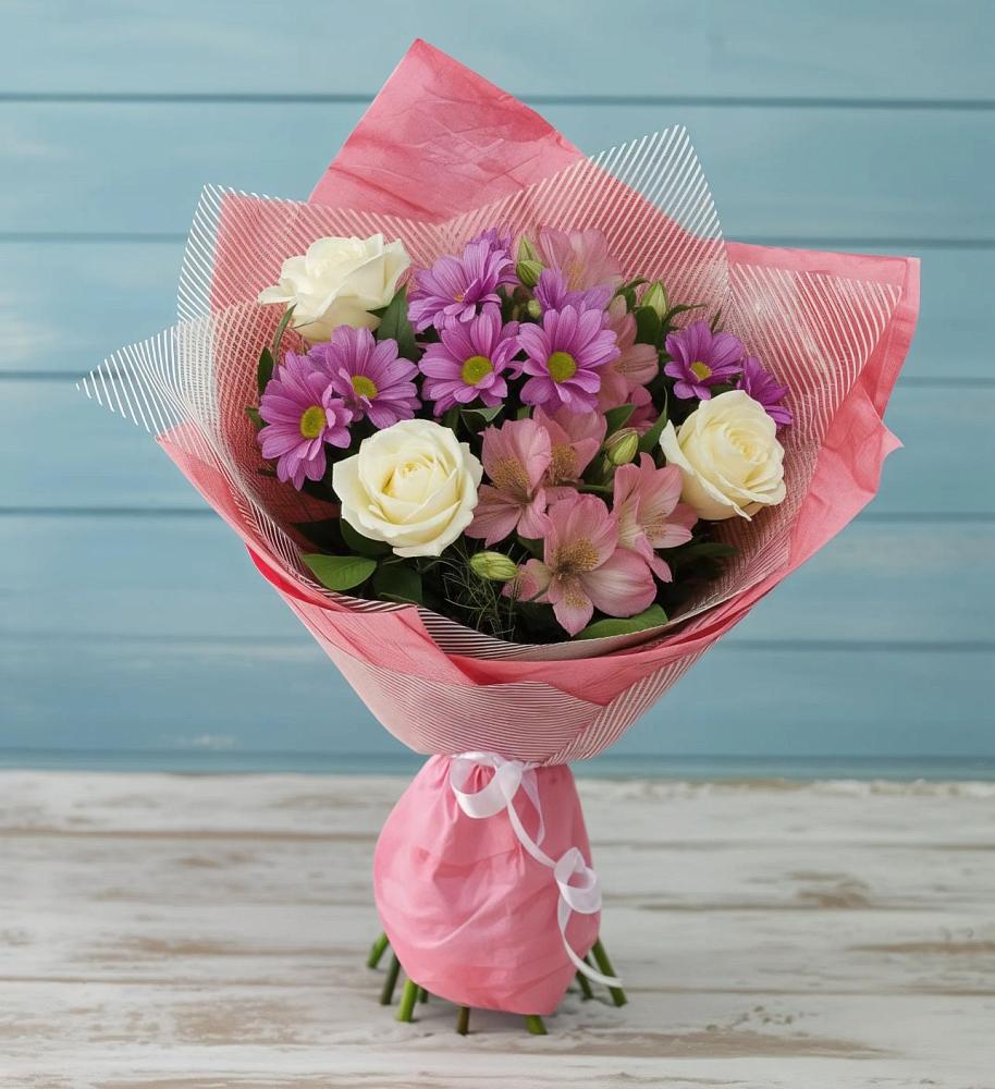 Букет цветов из: Герберы в Можайске