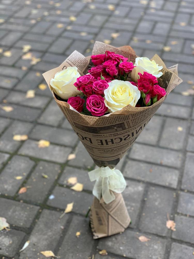 Букет цветов из: Розы в Можайске